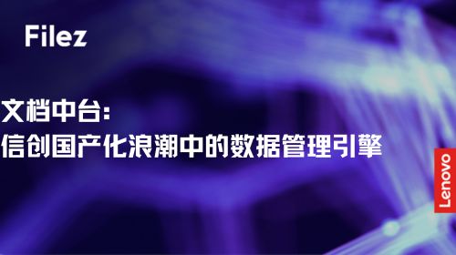文档中台：信创国产化浪潮中的数据管理引擎