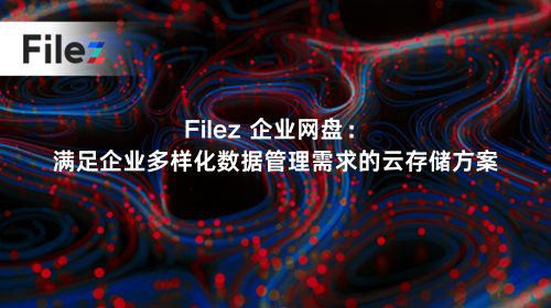 Filez 企业网盘：满足企业多样化数据管理需求的云存储方案