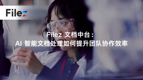 Filez 文档中台：AI 智能文档处理如何提升团队协作效率