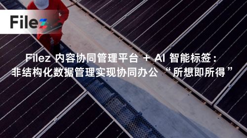 Filez 内容协同管理平台 + AI 智能标签：非结构化数据管理实现协同办公 “所想即所得”