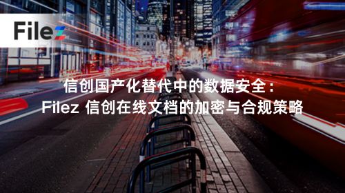 信创国产化替代中的数据安全：Filez 信创在线文档的加密与合规策略