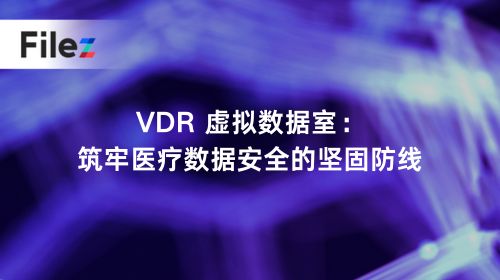 VDR 虚拟数据室：筑牢医疗数据安全的坚固防线