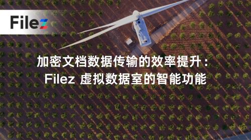 加密文档数据传输的效率提升：Filez 虚拟数据室的智能功能