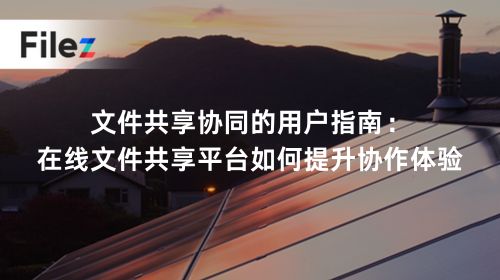 文件共享协同的用户指南：在线文件共享平台如何提升协作体验