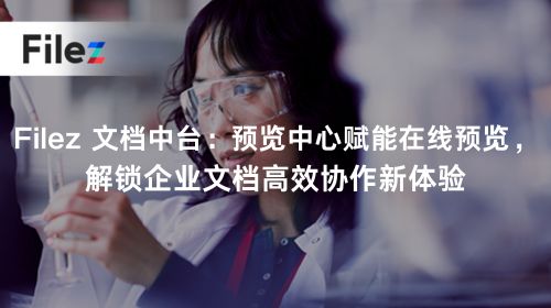 Filez 文档中台：预览中心赋能在线预览，解锁企业文档高效协作新体验