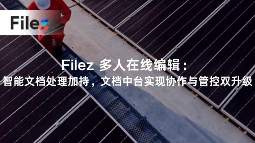 Filez 多人在线编辑：智能文档处理加持，文档中台实现协作与管控双升级