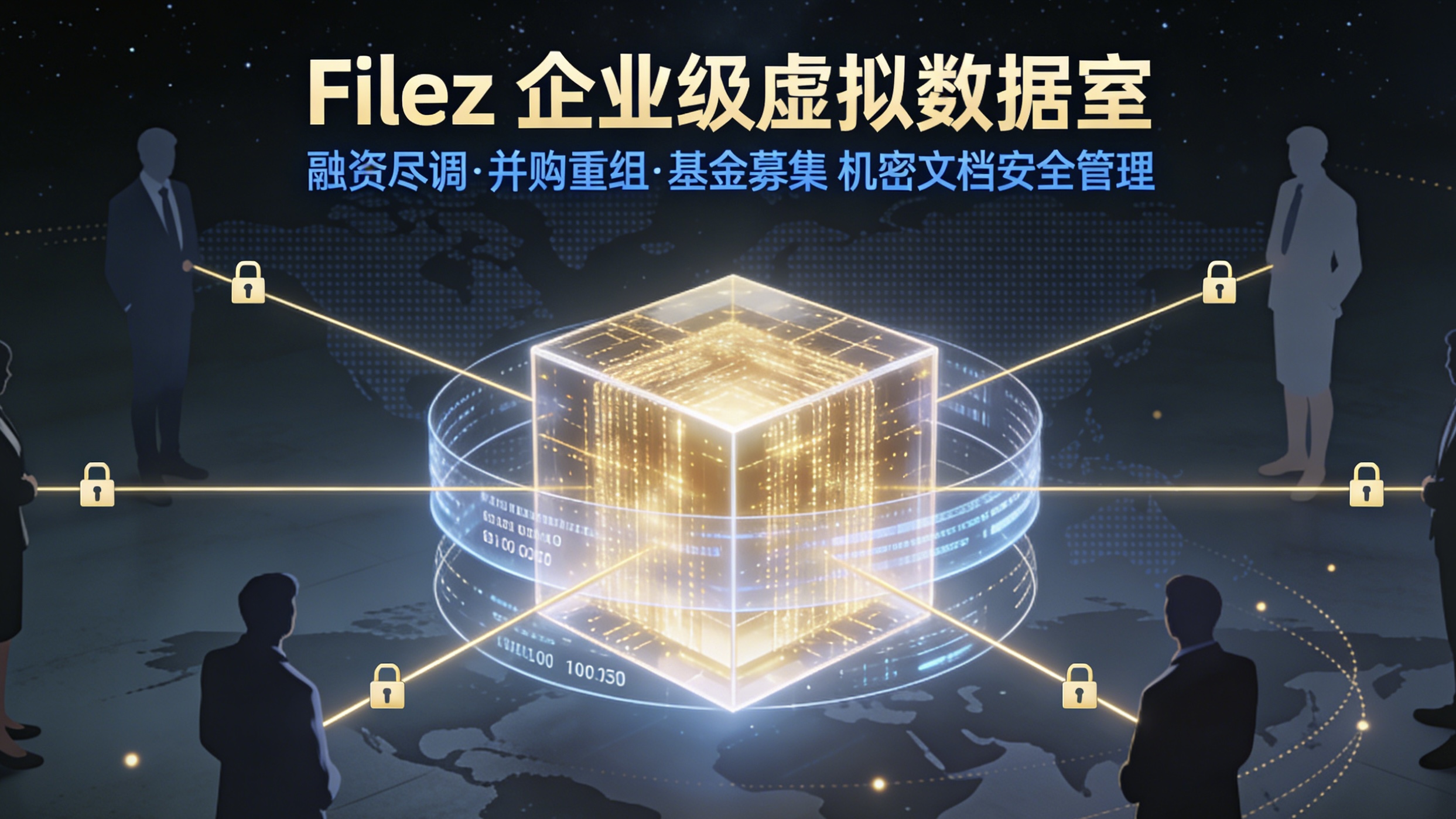 Filez 企业级虚拟数据室 融资尽调并购基金募集机密文档安全管理