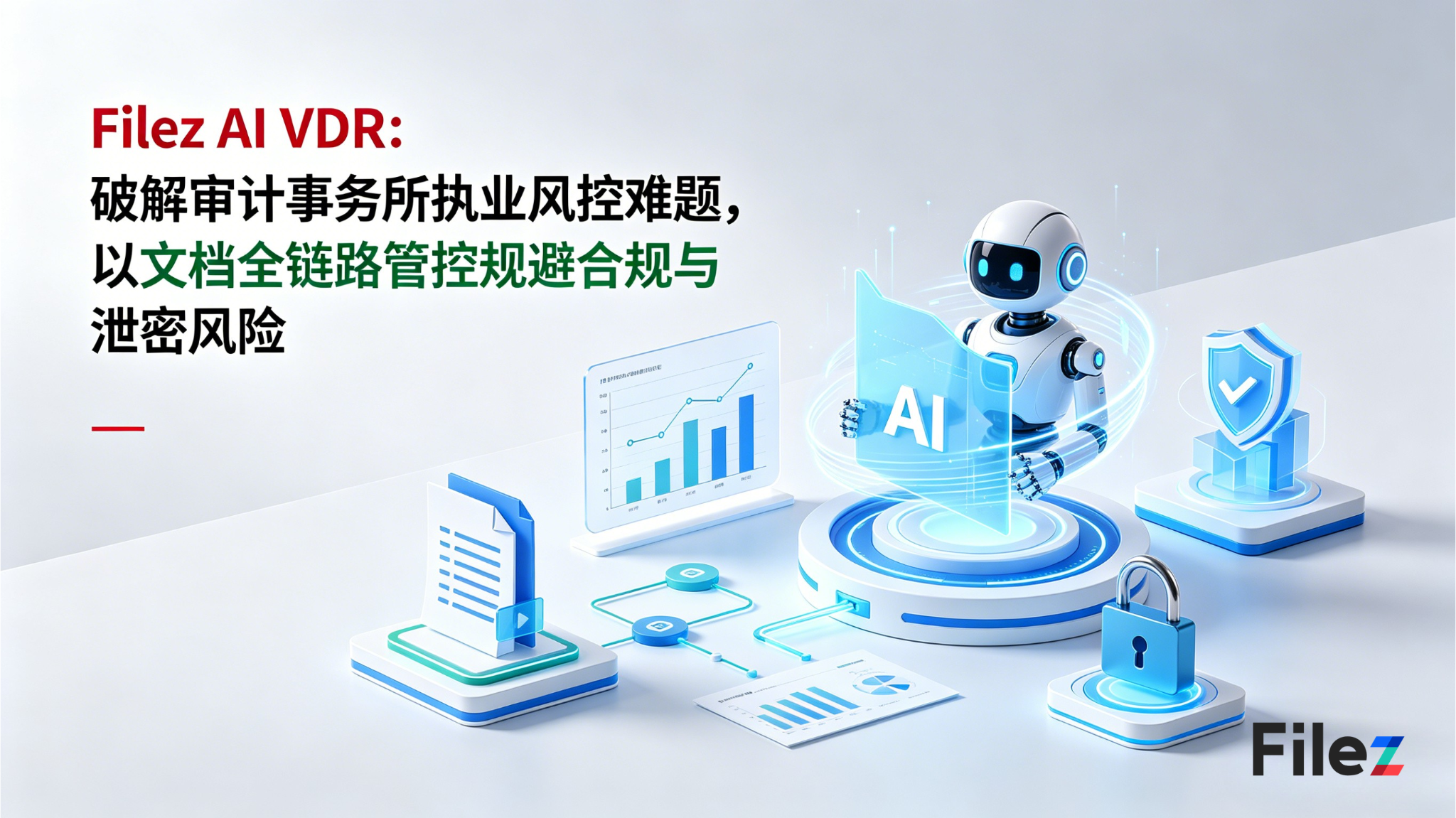 Filez AI VDR：破解审计事务所执业风控难题，以文档全链路管控规避合规与泄密风险