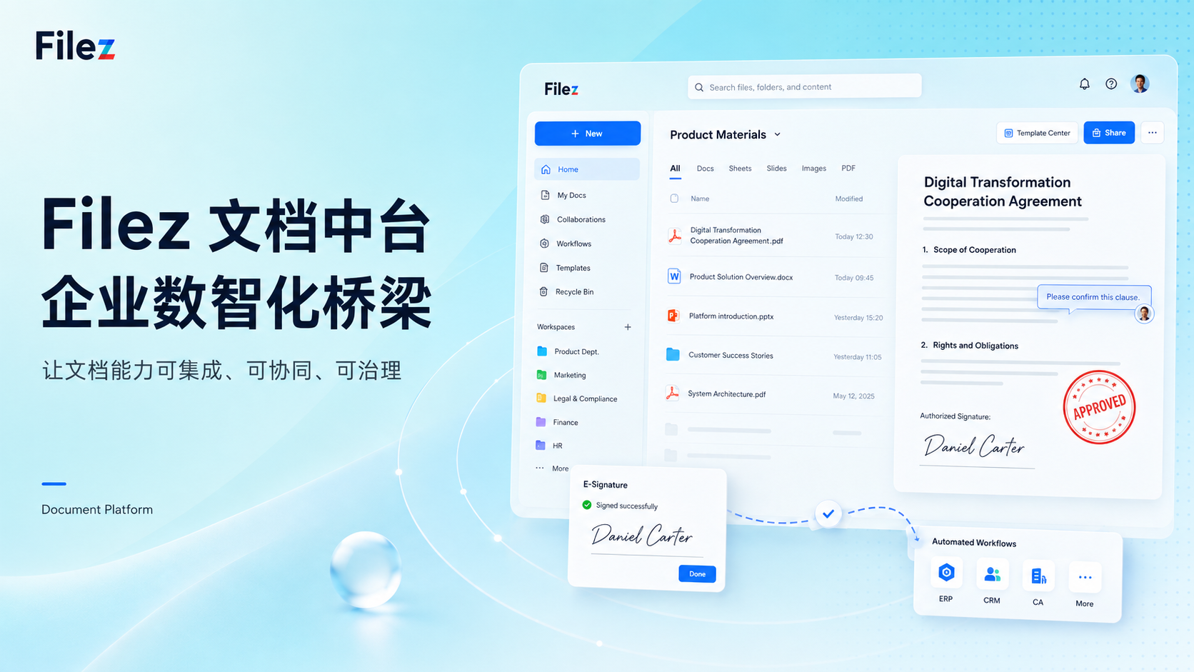 什么是文档中台——企业业务系统的统一文档能力底座